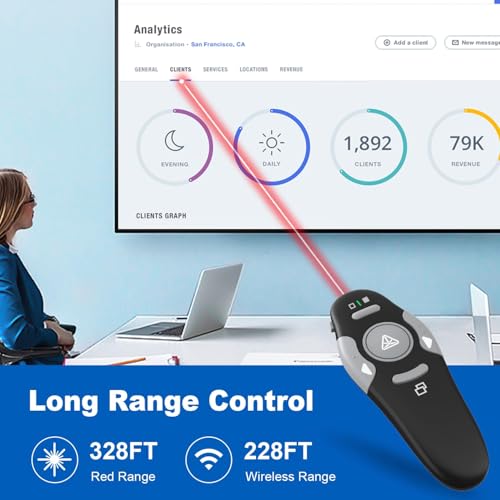 QUI Presenter Clicker USB A&C Bundle | Pen-Shaped Black & Remote-Shaped Black