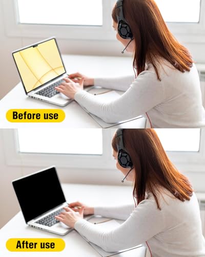 F FORITO Magnetic Privacy Screen Protector Compatible with MacBook Air 13 inch (2018, 2019, 2020, 2021, M1), Removable 360° Anti Peeping Anti Blue Light Laptop Privacy Shield - size: for Mac Air 13.3" (2018-2021,M1)