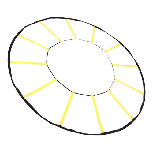 Circular Agility Training Ladder, 12 Rungs Nylon Speed and Agility Trainer for Soccer Basketball, with Storage Bag for Indoor Outdoor Sports Training
