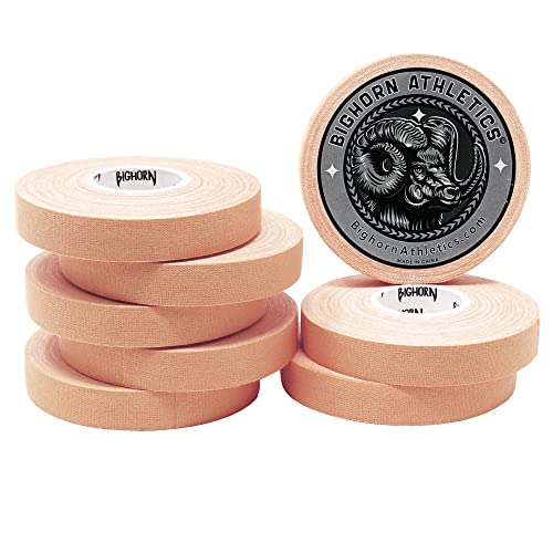 Bighorn Athletics Jiu-Jitsu Finger Tape, 0.5-Inch x 45-feet, 24 Rolls, Blue, White & Nude