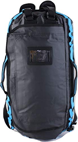 Element Equipment Trailhead Duffel Bag Shoulder Straps Waterproof Black/Blue Large - color: Black/Bomber Blue, size: Large 85 Liters