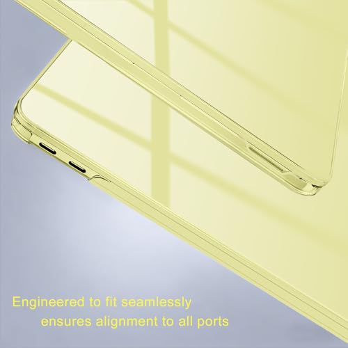 MOSISO Compatible with MacBook Neo Case 13 inch 2026 A3404 A18 Pro Chip | Scratch-Resistant Ultra-thin Protective Hard Shell Case Cover, Crystal Citrus - color: Crystal Citrus