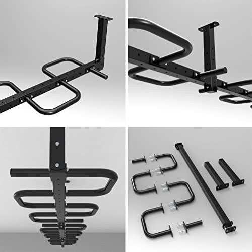 Wall-Mounted Pull-Up Bars/Climbing Frames, Home Gym Upper Body Strength Training Fitness Bar, Security And Stability, Load 300 Kg - size: 285CM