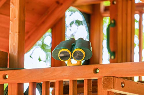 Jack and June Green and Yellow Rotating Playset Binoculars Compatible with Most Playsets