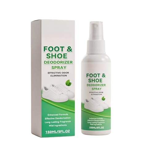 Foot and Shoe Spray Odor Neutralizing Mist for Sneakers Boots Gym Long Lasting Scent
