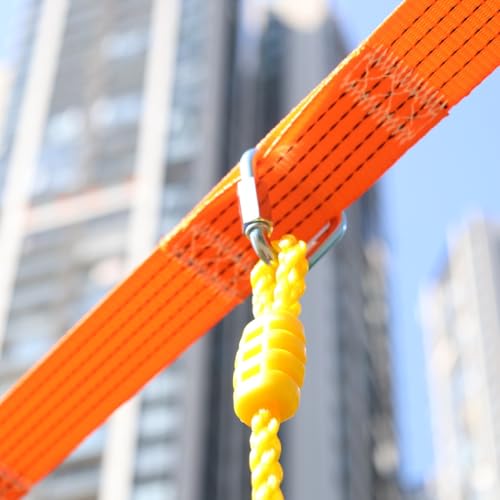Climbing Gymnastic Rings for Kids - Strong Obstacle Course Ninja Ring Monkey Bars for Outdoor Backyard Play Sets, Swing Set - color: Ninja Rings