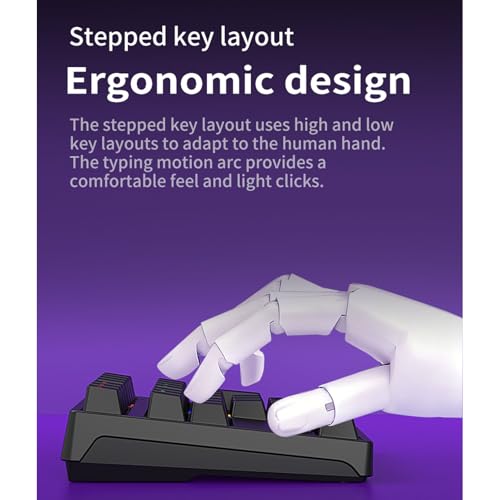 XUMIUZIY Number Pad, Mechanical Numeric Keypad with RGB Backlit, Hotswap Blue Switches, PBT Keycaps, 34 Keys USB Wired Numpad for Laptop, Computer, PC (Black) - color: Black