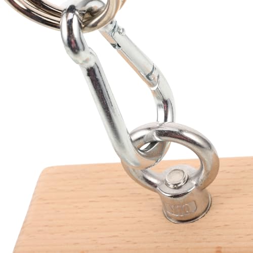 Operitacx Wooden Grip Strength Trainer for Rock Climbing and Bouldering, Ergonomic Block Design Detachable Feature, Portable Finger Strength Training Device for Climbers and Advanced