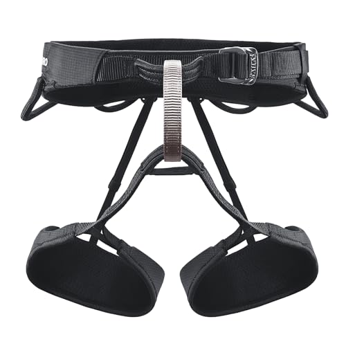 KAILAS Airo Rock Climbing Harness Men Roofing Harnesses Rescue Mountaineering Safety Belt Women Comfortable Lightweight - color: Black, size: Medium