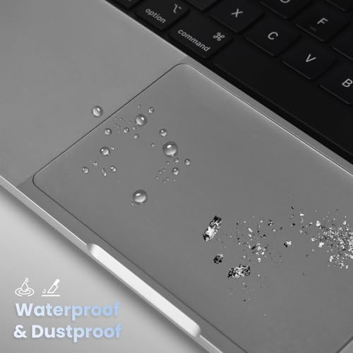 Palm Rest Cover Skin Compatible with 2025-2024 MacBook Pro 14" M5 M4 M3 M2 M1 A3434 A3112 A3401 A3185 A2992 A2918 Trackpad Protector Touch Pad Cover Skin, MacBook Pro 14" Accessories, Clear (4-Piece) - size: 2023+ MacBook Pro 14" M4 M3(Clear)