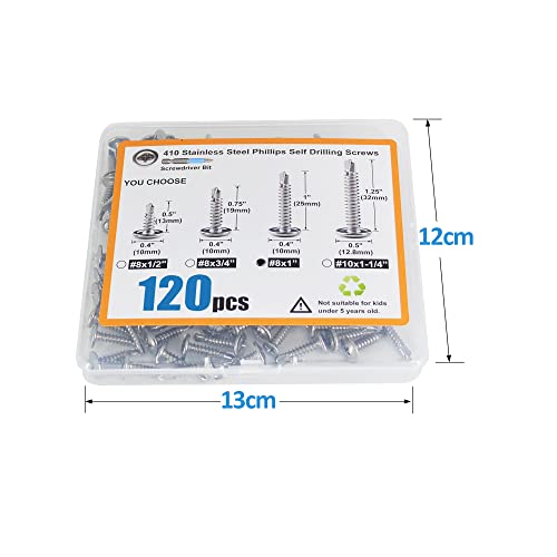 Sheet Metal Screws，Truss #8x1‘’（120） | Metal Fastener - color: Truss #8x1‘’（120）
