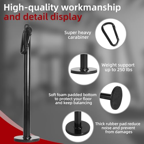 Loading Pin for Weight Plates: Weight Loading Pin with Carabiner Fit 1 inch Olympic Weight Plate for Cable Pulley LAT Pulldown - color: 1in Weight Loading Pin