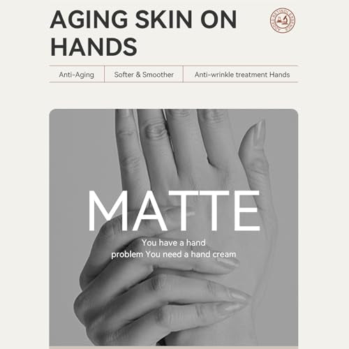 Retinol Hand Cream Firming Anti-Aging Hand Lotion with Collagen, Retinol Moisturizer for Aging & Dry Cracked Hands, Care & Protects Skin, Nails & Cuticles