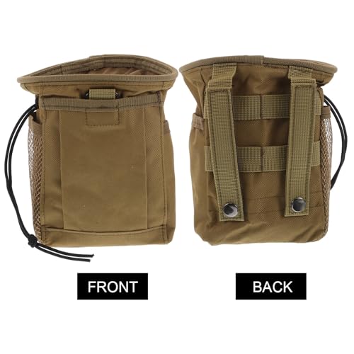 Lightweight Outdoor Utility Pouch Multipurpose Fanny Pack with Drawstring Chalk Holder Adjustable Waist Pouch for Hiking and Outdoor Activities Made of Sturdy Oxford Cloth