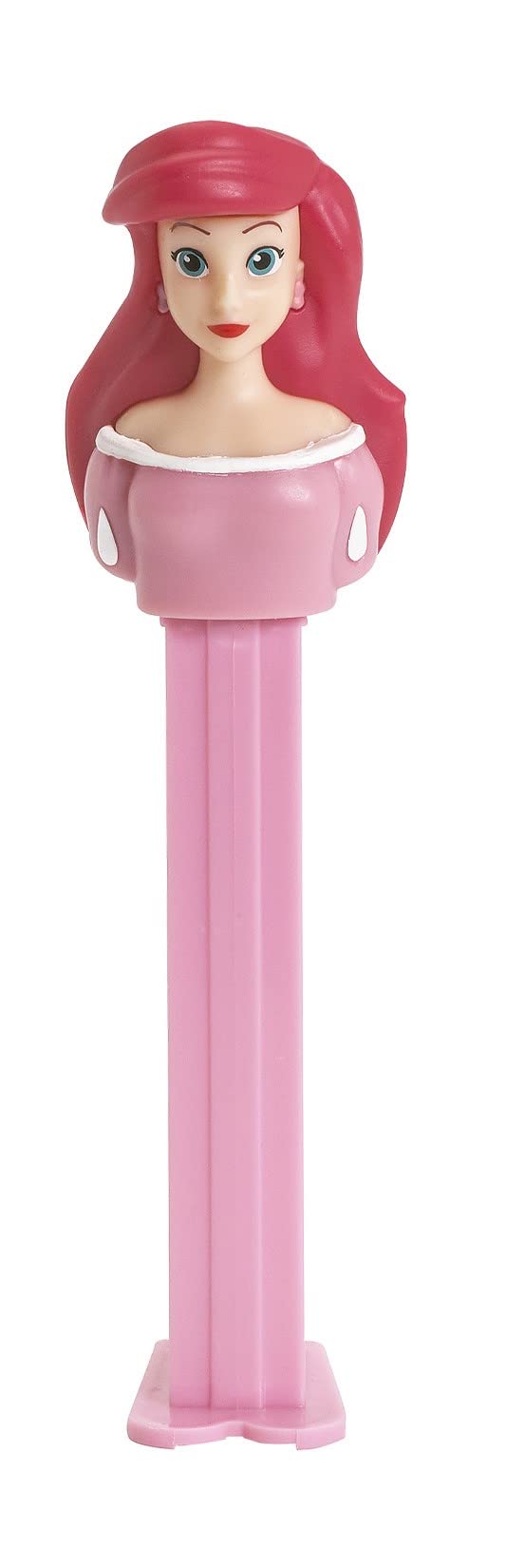 PEZ Ariel Little Mermaid Candy Dispenser - Ariel Little Mermaid Disney Princess Candy Dispenser Party Favor with 2 PEZ Candies Refills | Princess
