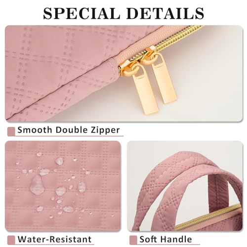 Laptop Sleeve Case Bag 15.6 Inch Polyester Lightweight with Handle Compatible with 16 inch MacBook Pro M1 M2 Pro/Max 15.6 inch Acer ASUS Dell HP Thinkpad Chromebook Gaming Laptop, Pink - color: Pink, size: 15.6"-16"