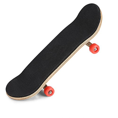 HERCHR Finger Boards, 1Pc Maple Wooden Alloy Fingerboard Finger Skateboards Creative Fingertips Daliy Playing Relaxing Movement Set with Box for Relax Play (Red) - color: Red