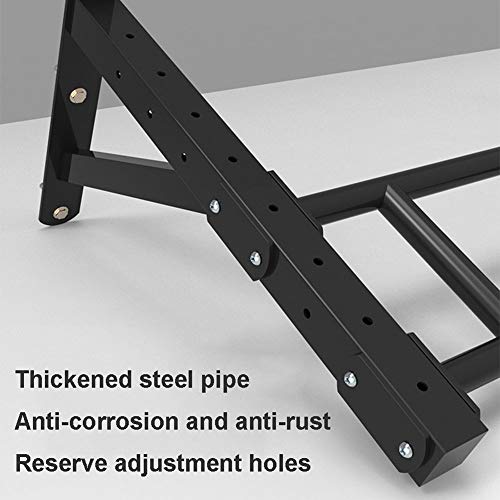 Pull-Up Bars Wall-mounted Chin Up Bar, Steel Horizontal Bar, Adjustable Distance Wall Climbing Frame, 3 Styles, Load 300KG (Size : Style 3) - size: Style 1