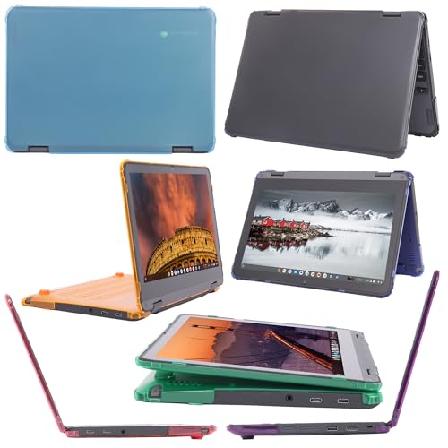 mCover Hard Shell Case Only Compatible for 2025 or Later 11.6" Lenovo 500e Chromebook Gen 4s 2-in-1 Laptop (NOT Fitting Any Other Lenovo Models)- Aqua - color: Aqua