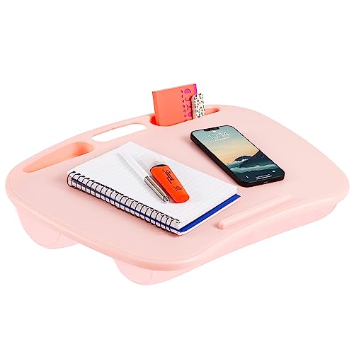 LAPGEAR MyDesk Lap Desk – Rose Quartz, Fits 15.6” Laptops - color: Rose Quartz, size: Single Unit