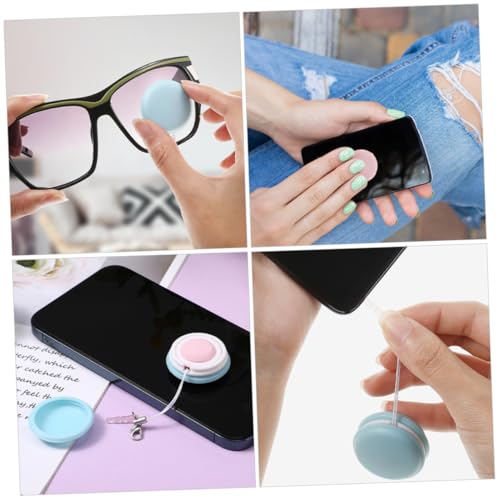 Multi-use Cleaning Tool 6 Pack Round Screen for Glasses Phone Camera Scratch-Free Dust-Free