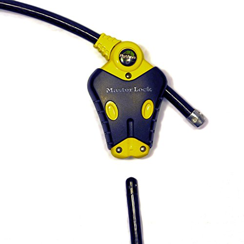 Master Lock - Two 6 ft Python Adjustable Cable Locks Keyed Alike, 8413KACBL-66 - size: 2-6 ft