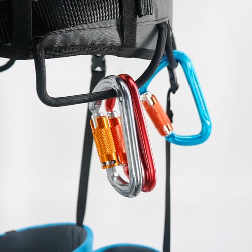 Climbing Harness, Mountaineering Rock Climbing Harness, Men Women Tree Ice Climbing Half Body, Safety Belt Rappelling - size: Medium