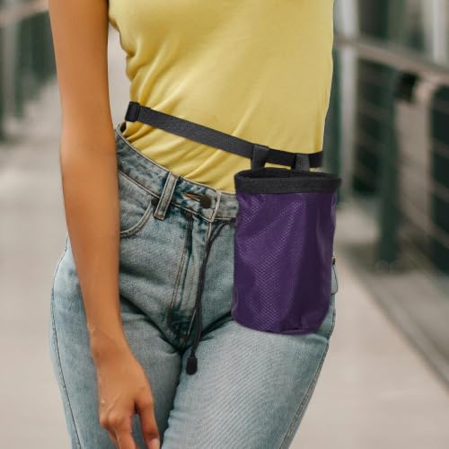 Climbing Chalk Bag with Anti-Slip Feature and Ergonomic Design Large Capacity Made of Sturdy Oxford Cloth and Fleece for Outdoor Climbing Activities