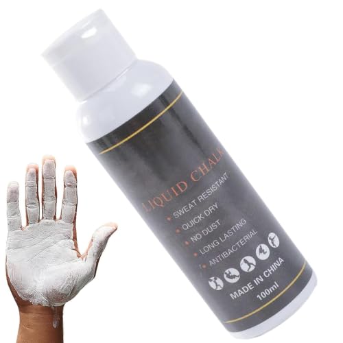 Workout Chalk for Hands Fast Drying Anti-Slip Hand Powder | Weightlifting Anti-Skid Chalk for Rock Climbing Badminton Weightlifting Gymnastics Fitness Tennis Golf - color: White