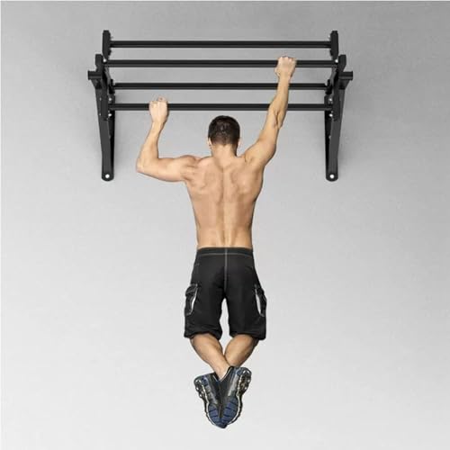 Rotating Parallel Bars for Rock Climbing, Wall Mounted Pull-Up Bar, Indoor Strength Training Fitness Equipment, Maximum Load Capacity 300 Kg