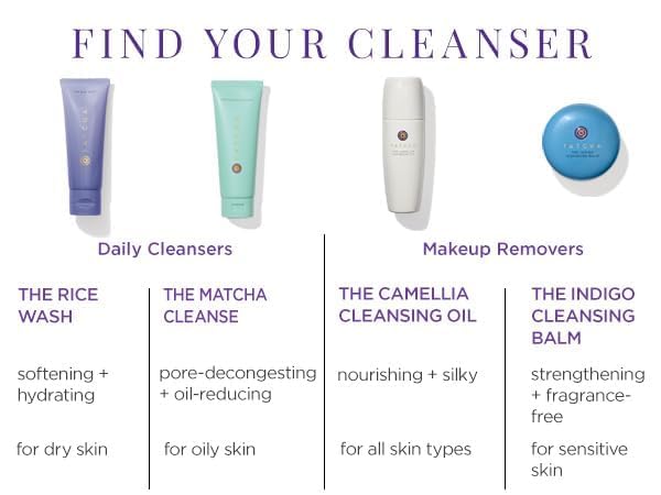 TATCHA The Indigo Cleansing Balm, Waterproof Makeup Removing Cleanser
