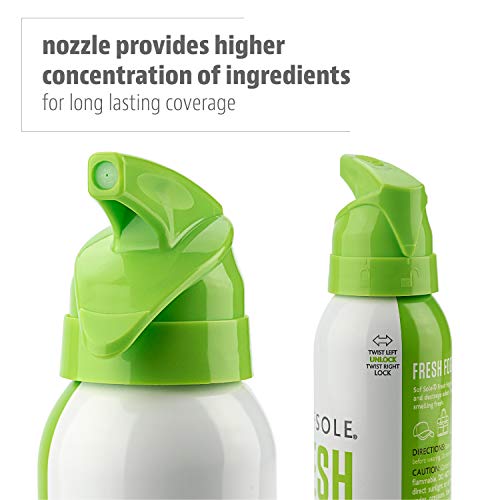 Sof Sole Fresh Fogger Shoe, Gym Bag, and Locker Deodorizer Spray - style: 2 Pack