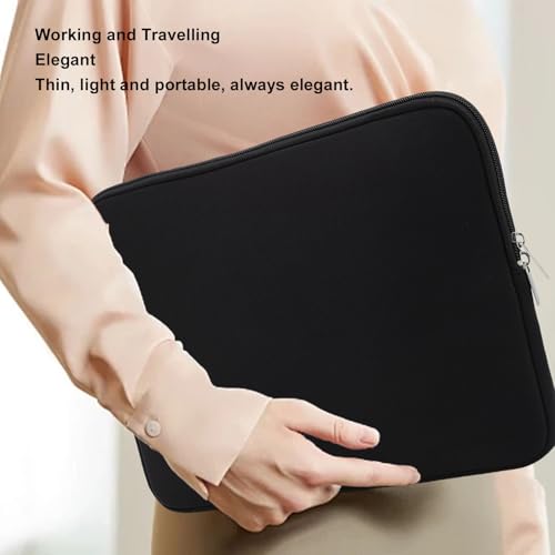 Basic Laptop Sleeve, Water Proof Neoprene Tablet Sleeve Carrying Bag Protective Cover Zippered Top Opening for Travel Business and Academic Use (11 Inch) - size: 11 Inch