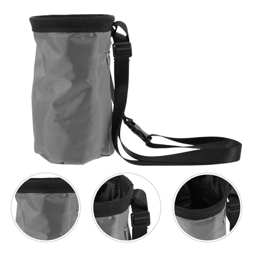 Hemobllo Portable Rock Climbing Chalk Bag with Anti-Slip Powder Storage and Scratch-Resistant Oxford Fabric, Outdoor Use Powder Bag for Camping and Climbing Enthusiasts with D-Ring