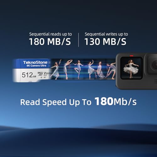 64GB Camera MicroSDXC TF Memory Card with Adapter 1 Pack | 180MB/s Read 130MB/s Write UHS-I C10 U3 V30 A2 4K/5K UHD for GoPro DJI Insta360 Dash Cams Security Cameras Drone - size: Camera 64GB