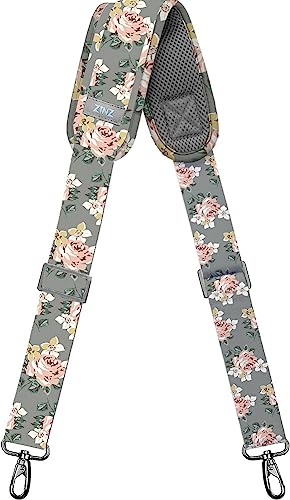 Bag Shoulder Strap, Padded Adjustable Shoulder Strap Replacement - color: Light Rose, size: 57"
