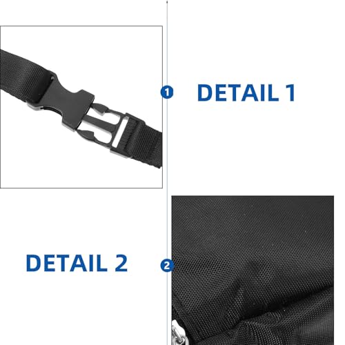 Baluue Waterproof Chalk Bag with Non-Slip Oxford Cloth and Polar Fleece Material, Large Capacity Outdoor Weight Bag for Rock Climbing and Bouldering for Gymnastics Training and Climbing