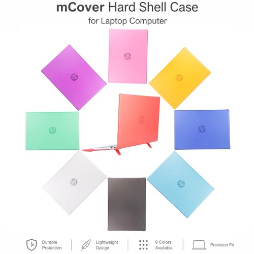 mCover Case ONLY Compatible for 16” 2024+ HP OmniBook 5 16-AF / 16-AG / 16-BAxxxx / 16-BCxxxx and Pavilion 16-AF / 16-AG0000 Series Windows AI Notebook PC (NOT Fitting Other HP Models)- Black - color: Black