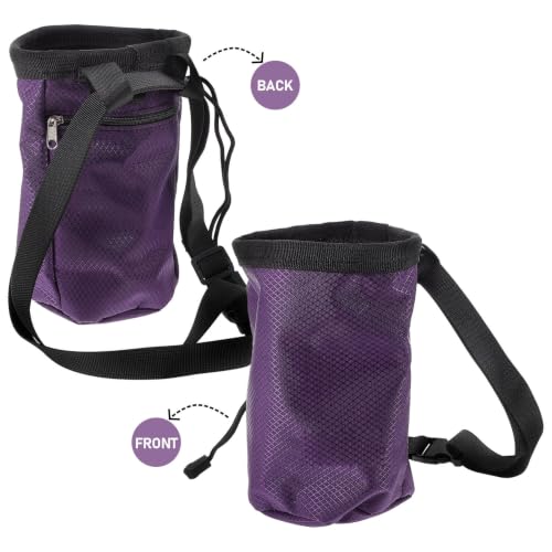 Generic Outdoor Climbing Powder Bag Chalk Bag Bouldering with Large Capacity User-Friendly Ergonomic Design Oxford Cloth and Fleece Material for Outdoor Climbing Activities
