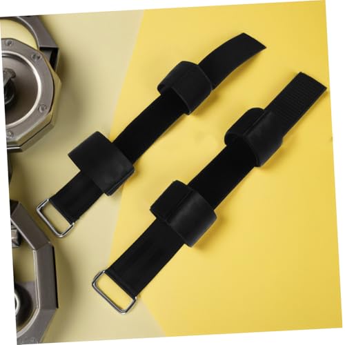1pair Adjustable Heavy Duty Dumbbell and Barbell Loading Straps for Strength Training Enhanced Ankle Support for Squats and Pullups