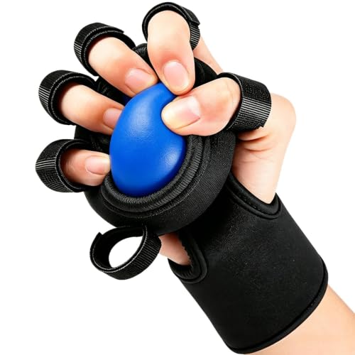 Hand Strength Ball Grip Trainer Ball Tool | Finger Strengthening Tool for Workout Outdoor Weightlifting Rock Climbing Home Fitness Gym Office - color: Blue