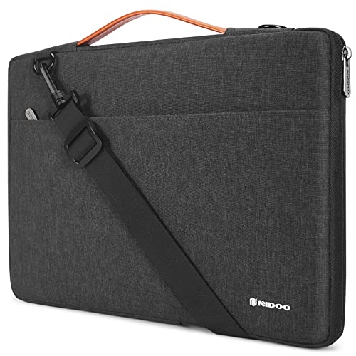NIDOO 11-12.5 inch Laptop Sleeve Shoulder Bag for 14" MacBook Pro / 13" MacBook Pro Air / 12.9" iPad Pro 2016 2017 / New Surface Pro 8 X / 13.3" ThinkPad X13 Yoga Gen 2/14" ThinkPad X1 Carbon Gen 9 - color: Dark Gray - Shoulder, size: 12.5-13 inch