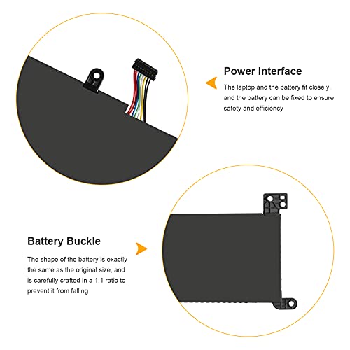 L16L2PB2 L16L2PB1 L16S2PB1 L16C2PB1 L16C2PB2 L16M2PB1 Battery for Lenovo IdeaPad 330 320-17IKB 320-14AST 320-14IAP 320-14IKB 320-14ISK 320-15ABR 320-15AST 320-15IAP 330-15IKB 320-15IKB S145-15AST - size: 11.38*4.53*0.73inch L16L2PB2