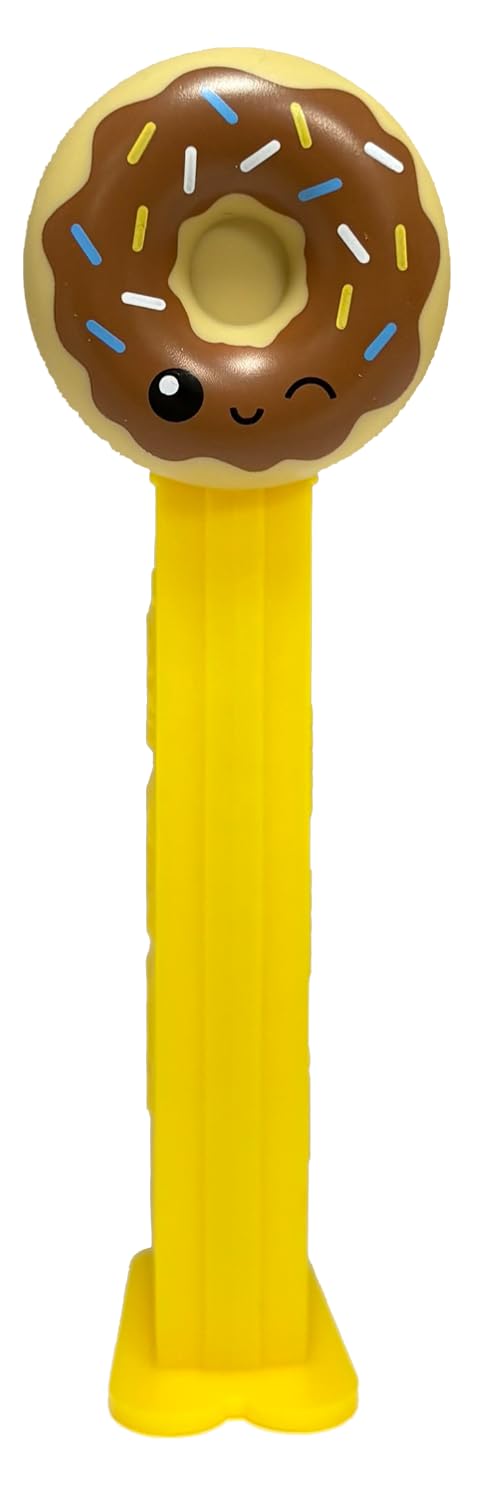 PEZ Donut Candy Dispenser - Donut Pez Dispenser | Pez Candy Dispenser with Candy Refills | Donut Party Favor, Grab Bags
