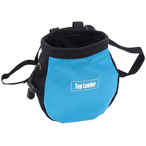 Rock Climbing Chalk Bag Outdoor Bouldering Magnesia Pouch Drawstring Closure Nonslip Magnesia Powder Hiking and Camping Accessories Portable Chalk Bucket