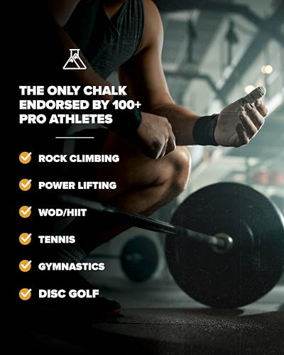 Friction Labs Secret Stuff Quick Grip Liquid Chalk | Made in USA, Skin Friendly, Rock Climbing, Weightlifting, Gym, Tennis, Trusted by 100+ Pro Athletes, 75 mL - style: Original - With Alcohol