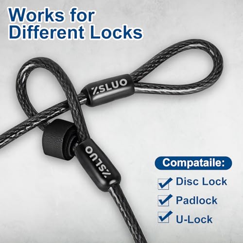 30ft x 3/8" Heavy Duty Cut-Proof Security Cable, Outdoor Equipment - size: 30ft