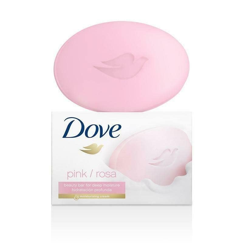 Dove Beauty Cream Bar Soaps Pink 16 Bars, 4.76 Oz / 135 Grams Each