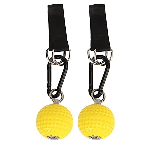 Drfeify Pull Up Ball Grip, Anti Slip Climbing Training Equipment with Stainless Steel Hook for Forearm Strength, Grip Training and Fitness
