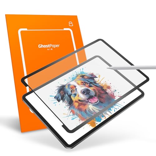 GhostPaper Air Premium Detachable Paper Feel Writing Sketching Surface Screen Protector, Air-ttach Nano Suction Mounting, Compatible with 8.3" iPad Mini 6th Gen (2021), iPad Mini A17 Pro (2024) - size: iPad Mini 8.3" (2021+)